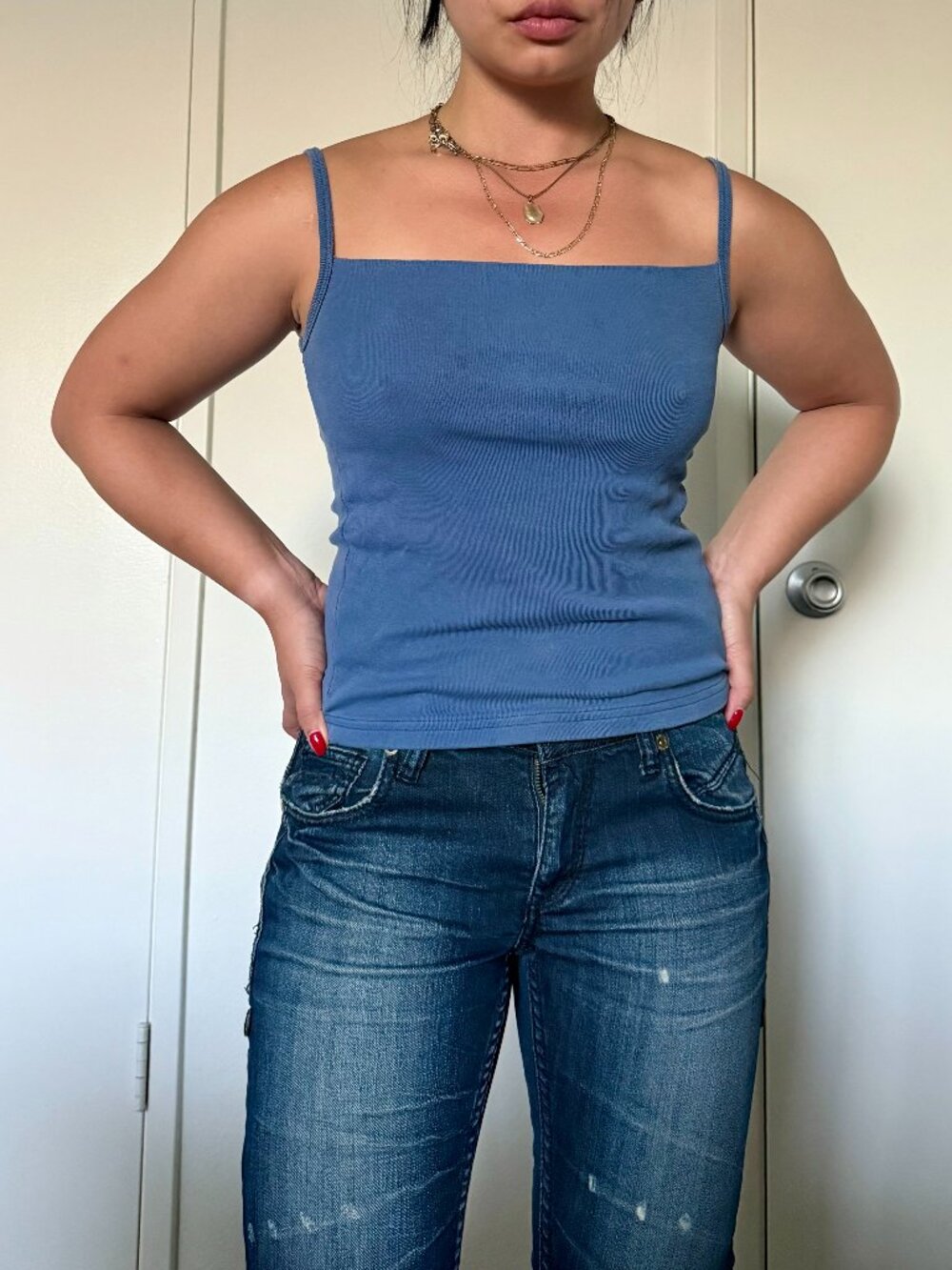 juicy couture blue tank top